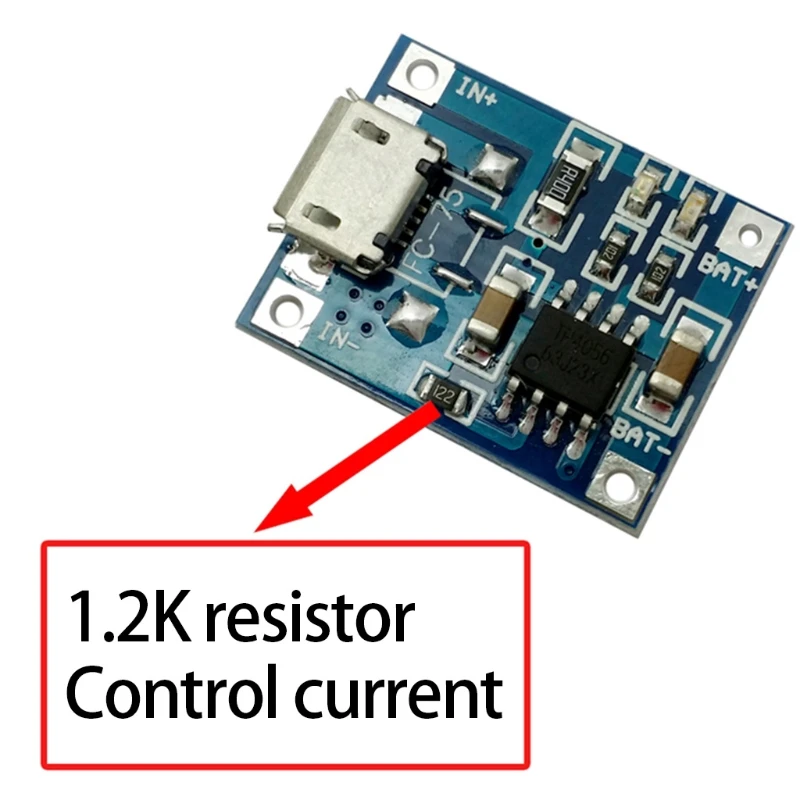 

Профессиональная зарядная плата H8WA USB 5 в 1A Type-C 18650 Tp4056, 5 упаковок