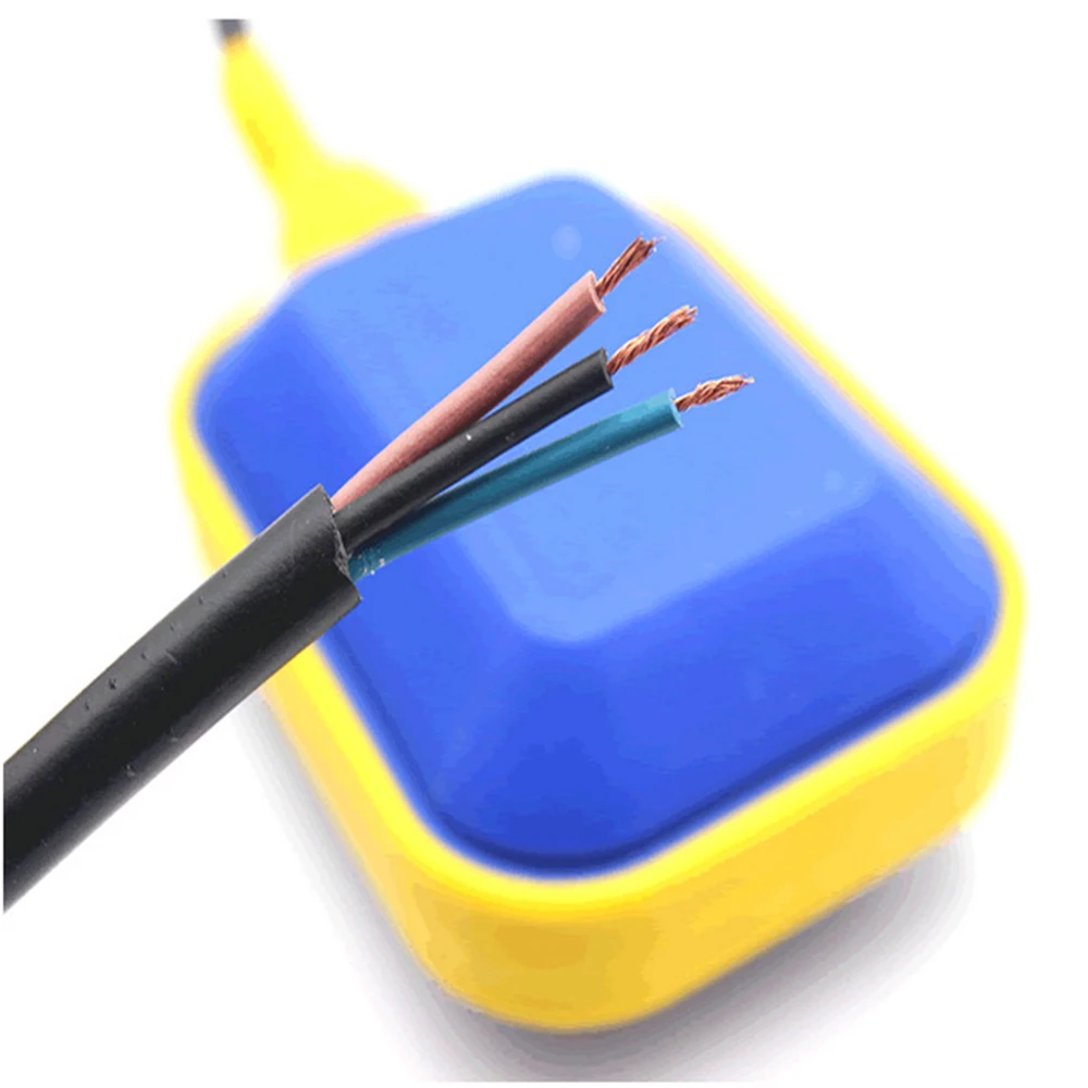 Пластиковый поплавковый выключатель с 5 метровым кабелем ABS и поплавковым