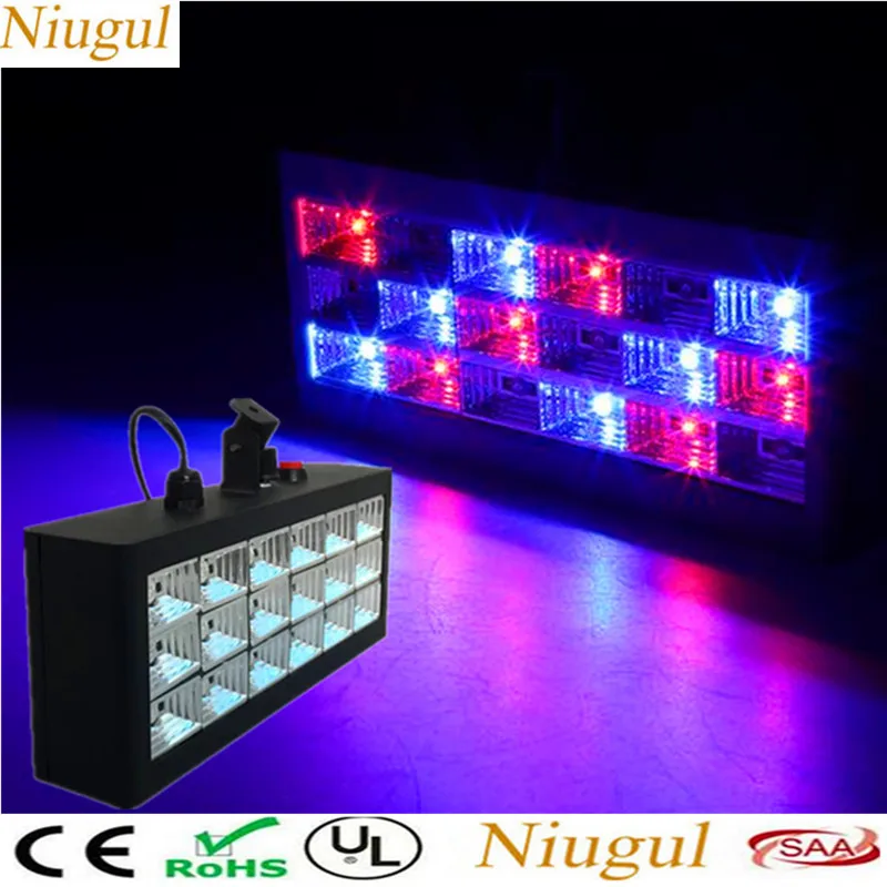 35 Вт Голосовая активация светодиодный стробоскоп DJ свет 18 шт. RGB светодиодная
