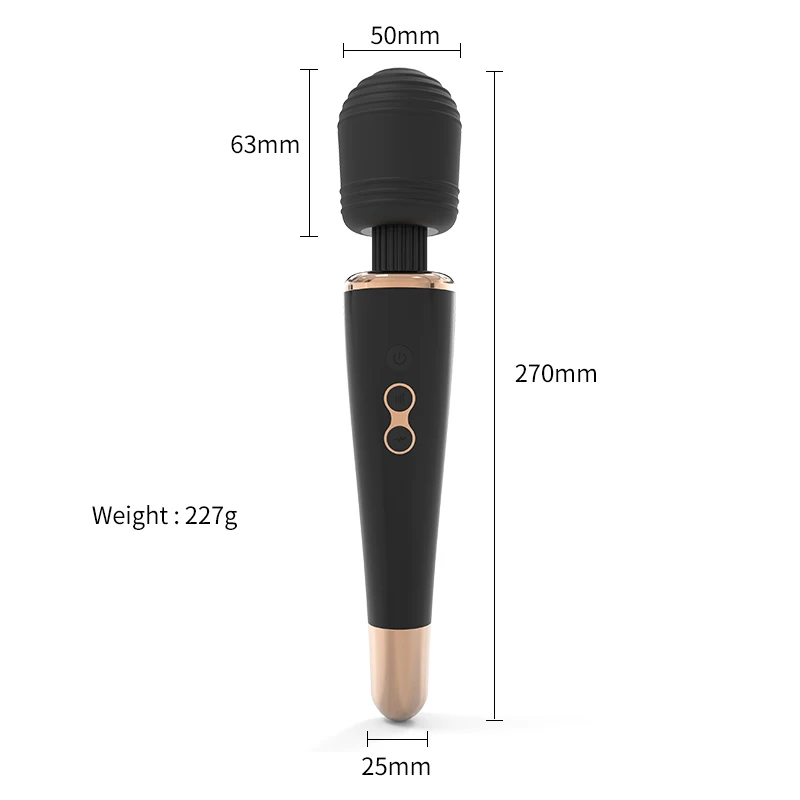 Новая модель 2021 года Большой необычный массажер Melo AV с запоминающей настройкой
