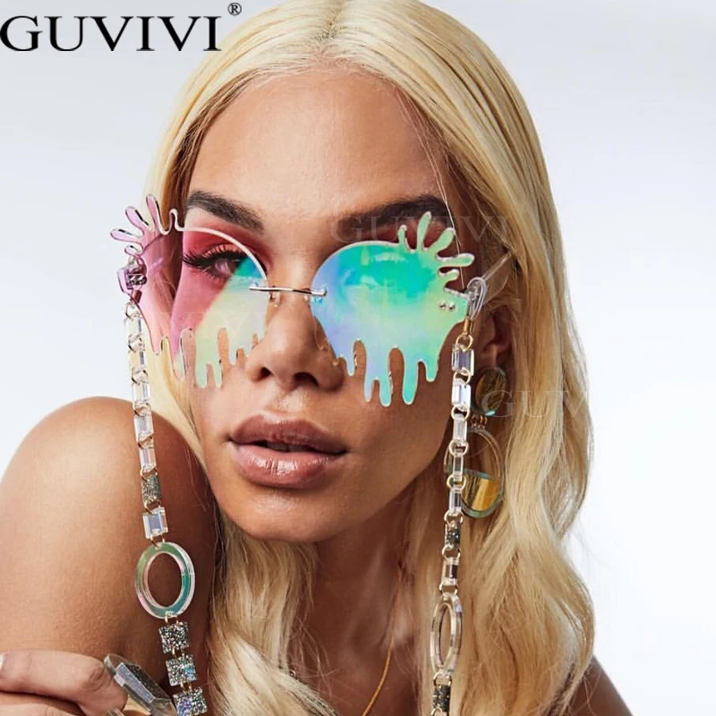 Элитный бренд маленький солнцезащитные очки в стиле стимпанк Для женщин 2020 серый