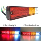 1 пара 12V 24V 20 высокой яркости светодиодный фонарь светильник грузовик с прицепом показатели светильник для хвостовой части автомобиля светильник задний тормоз Предупреждение хвост светильник