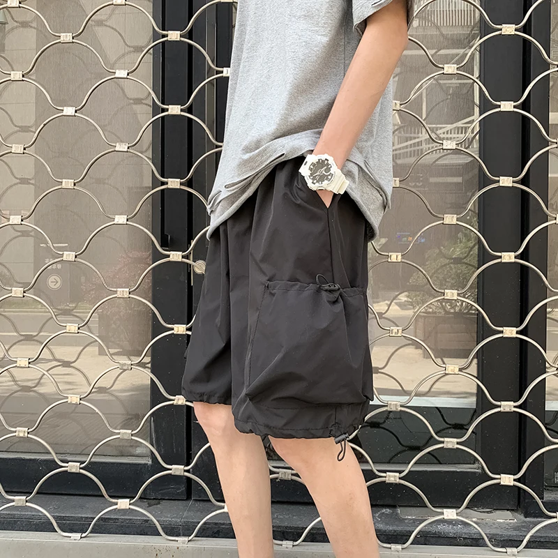 Новинка 2021 мужские летние тонкие Модные свободные брюки карго в Корейском стиле