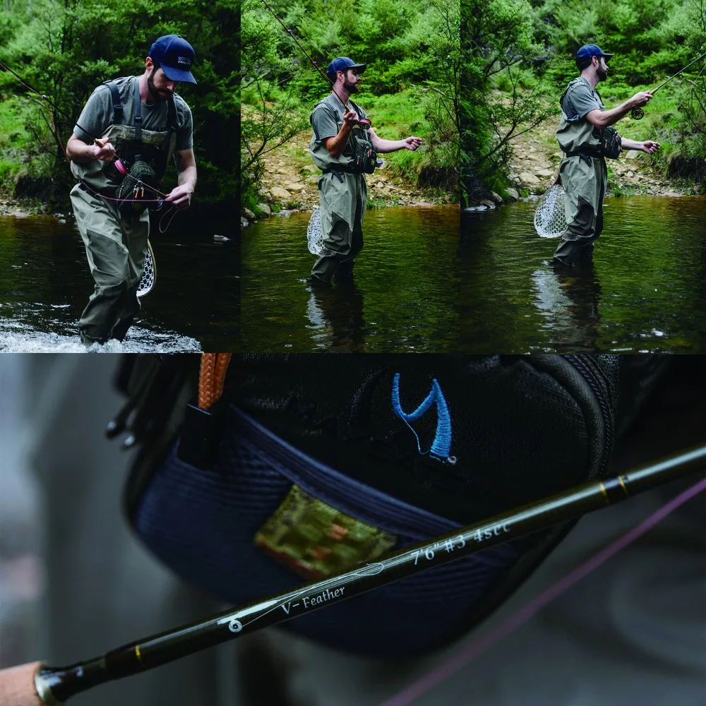 Maximumcatch V Feather удочка для ловли нахлыстом из углеродного волокна 30T + 36T SK|fly rod fast|fishing