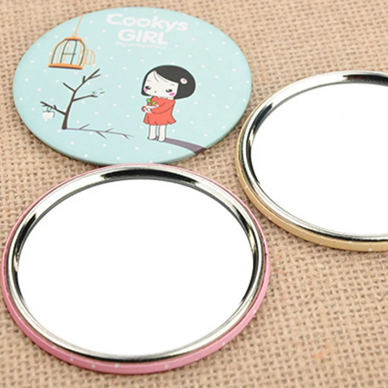 

Home Decor CUTE GIRL Random color send Makeup Mirror C262 English Sweet Cartoon Mirror
