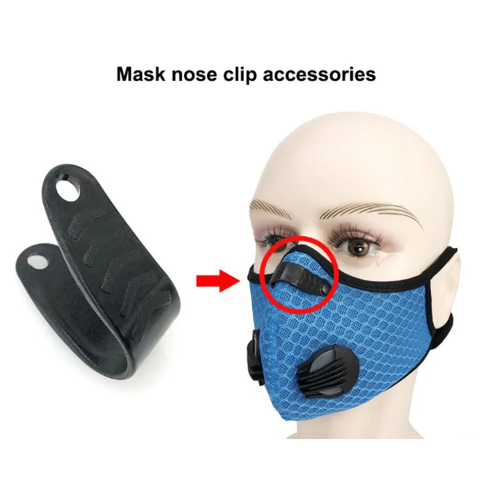 

10pcs Adjustable Face Mask Nose Bridge Clips Mouth Fix Protection Bicycle Motorcycle Cycling Face Mask Parts Diy Accessories