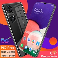 global version p50 pro 6 7inch smartphone 16512gb 6800mah 3264mp hd camera unlocked 5g android mobilephone support google gps