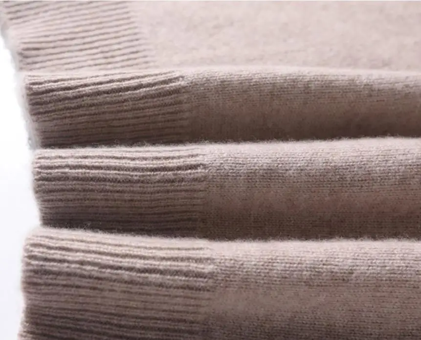 

Super 100% Cashmere Sweater Men Pullover 2021 Autumn Winter Warm Classic V-neck Sweaters Male Jumper Jersey Hombre Pull Homme