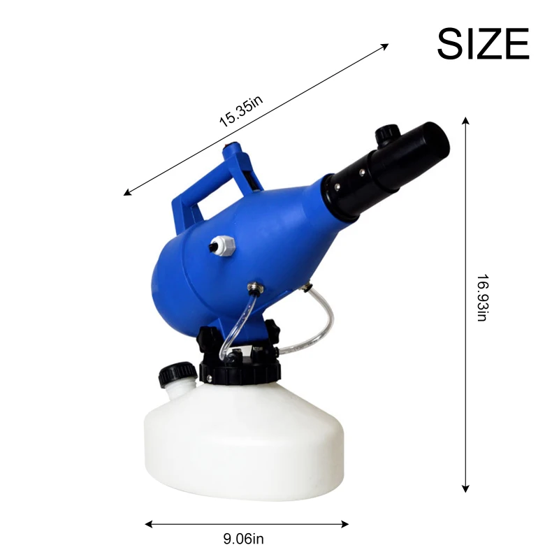 

1100W 4.5L Portable Nebulizer Sprayer Hotels Residence Community Office Disinfection Sterilization