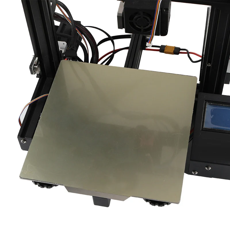 Платформенная стальная пластина с магнитным основанием + жаропрочная пей для 3d