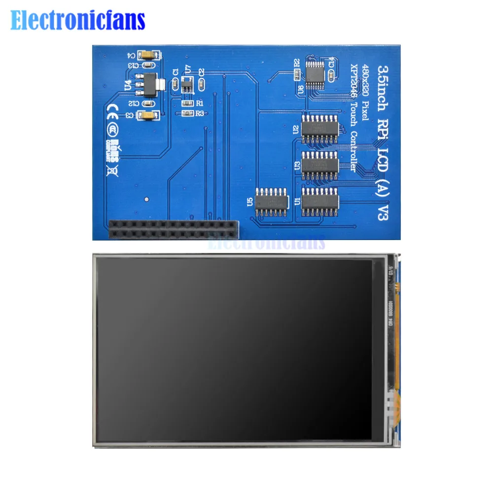 Дисплейный модуль для Raspberry Pi 3 5 Модуль платы сенсорного экрана TFT LCD 480*320 320x480 RPI (A)