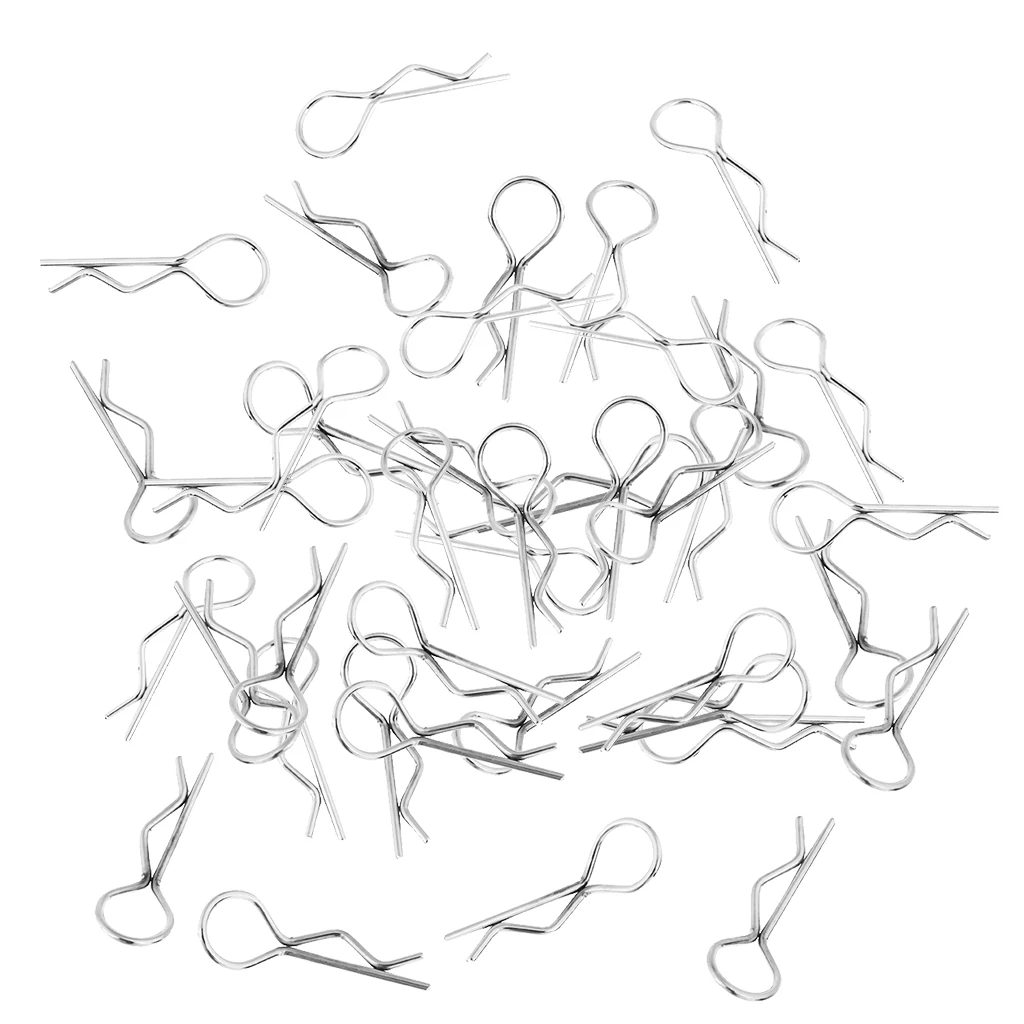 50 шт. зажимы для тела R шпильки HPI HSP 1/10 1/12 1/8 RC автозапчасти | Игрушки и хобби