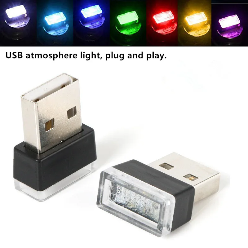Автомобильные аксессуары для интерьера многофункциональный мини USB светильник