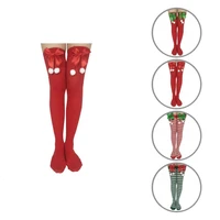 christmas stockings festive wear resistant over knee sweet stretchy stockings for festival christmas socks women stockings