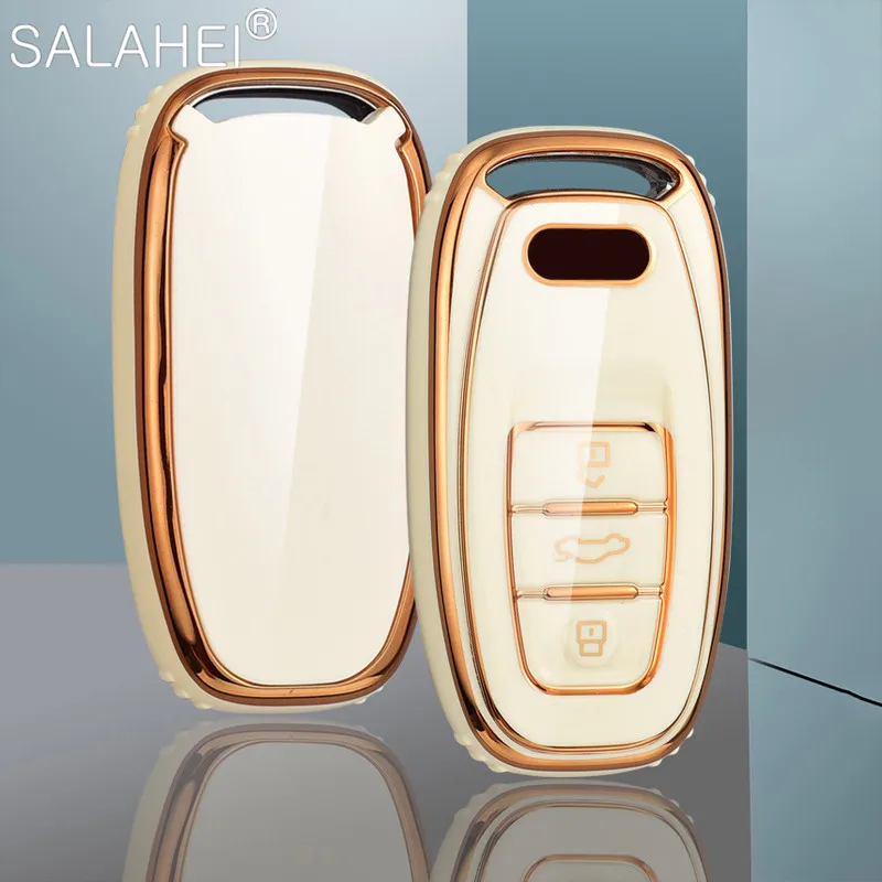 

TPU Car Remote Key Case Cover Protector Shell For Audi A1 A3 A4 A5 A6 A7 A8 Quattro Q3 Q5 Q7 S4 S5 S6 S7 S8 R8 TT Accessories