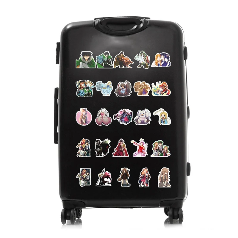 

50 pieces of The rising of the shield hero graffiti stickers personalized suitcase guitar waterproof decoration