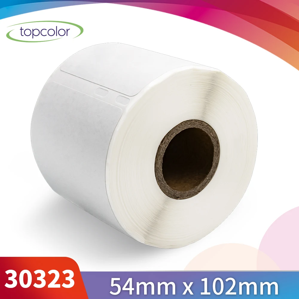 Сменные этикетки Topcolor 30323 для принтера этикеток Dymo LW 2 12 дюйма * 4 01 адрес доставки