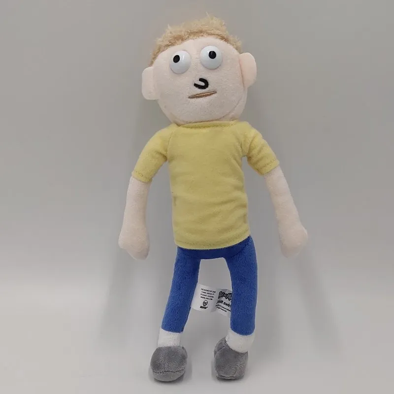 

Xiao LAN plush dolls ins girl heart children toy doll rick and cucumber morty doll blue people