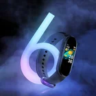 Смарт-часы Bluetooth Smart Спорт Фитнес браслет группа 6 пульсометр кислород в крови для взрослых электронный браслет мониторинг для телефона oppo huawei pk 115plus M5 M4