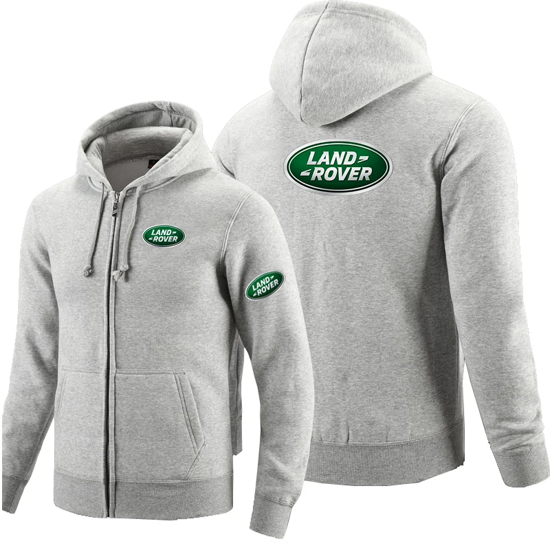 

2021 Spring Autumn New Land Rover Logo Zipper Hoodie Print Jacket Men Women Sweatshirt Casual Sportswear Pullover Men Coats Tops