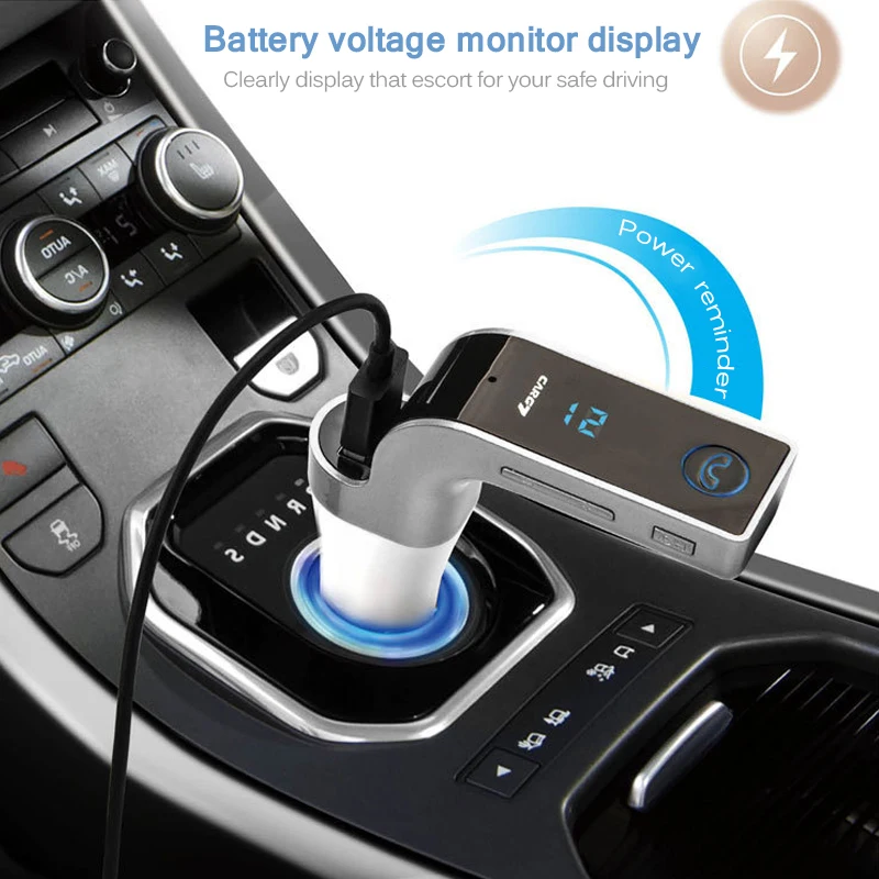 Комплект беспроводной связи Bluetooth для автомобиля FM передатчик с Автомобильное usb
