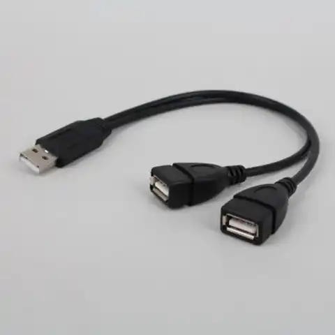 Новый Разветвитель USB 2,0 «папа» на 2 порта USB «мама»