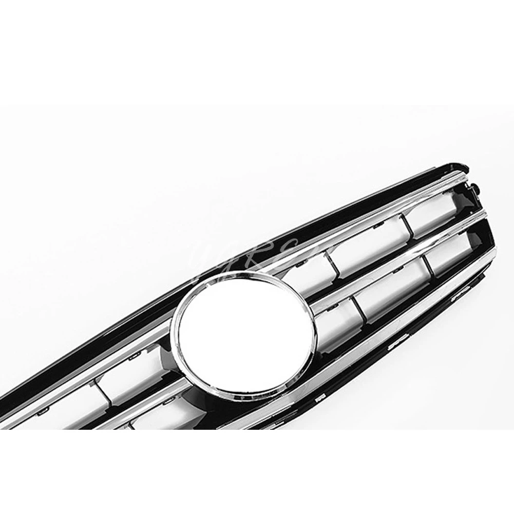 Подходит для Mercedes Benz W204 2008 2009 2010 2011 2012 2013 C класс Передняя решетка черный серебристый