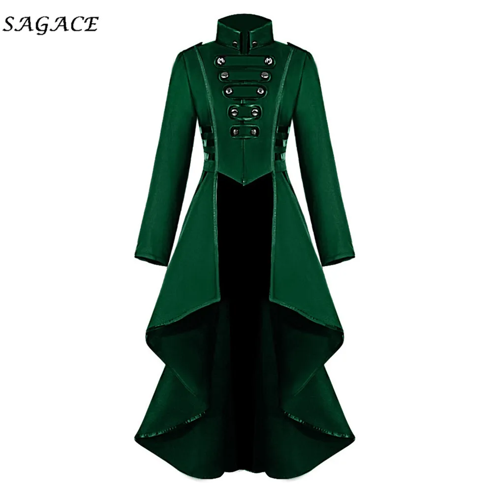 Одежда Sagace пальто женские осенние модные женский Готический стимпанк корсет на