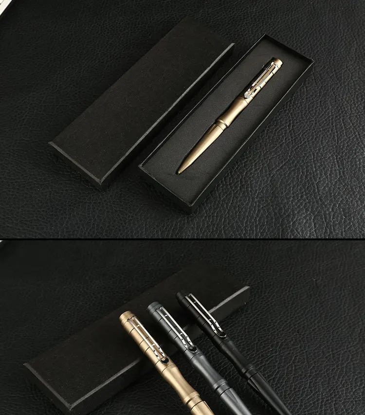 Металлическая ручка для самообороны, шариковая ручка stylo pennen boligrafos kugelschreiber canetas penna kalem, ручки для письма caneta 03695
