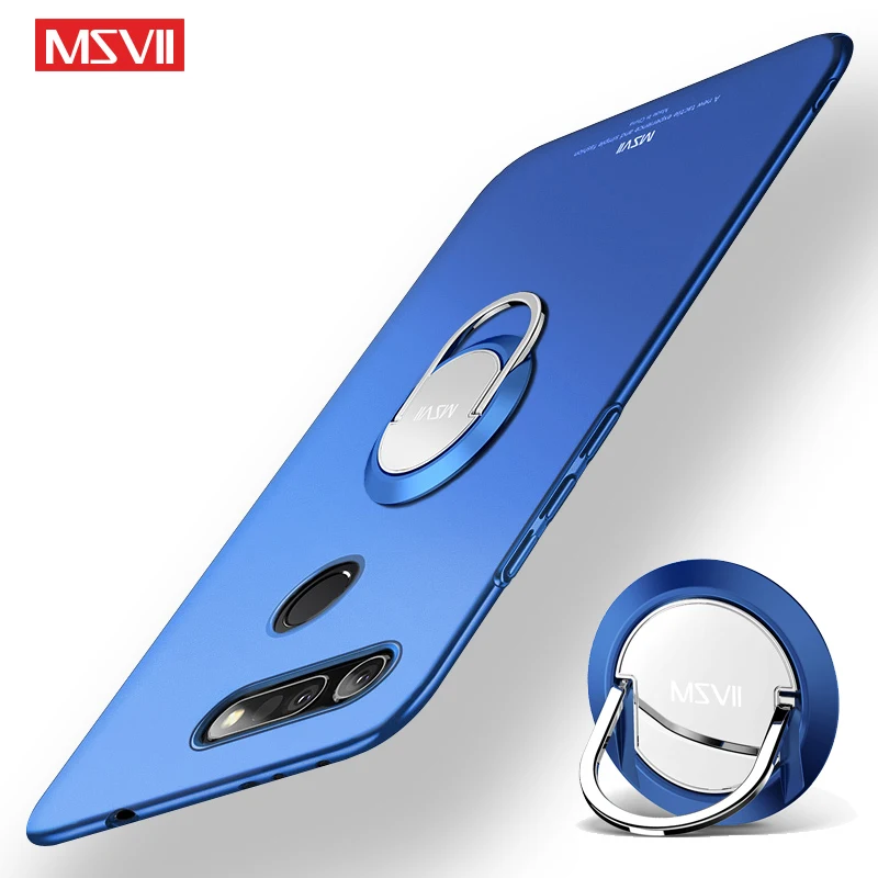 Чехол для Honor View 20 матовый чехол Msvii Huawei с кольцом-держателем 10 Lite V10 чехлы |