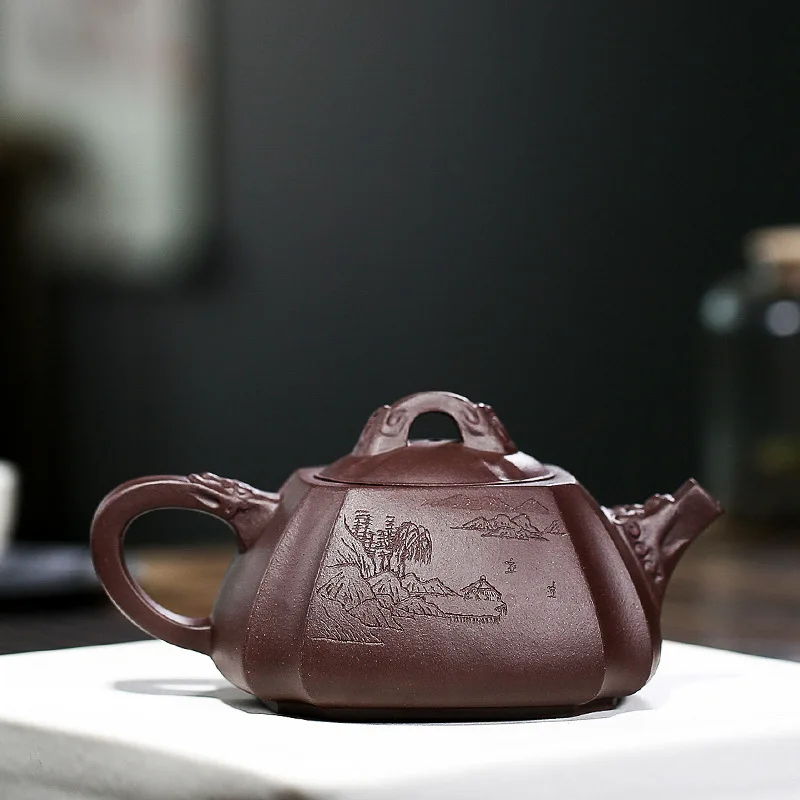 Исин чайник Оригинал моя старая фиолетовая грязь знаменитый фиолетовый глиняный