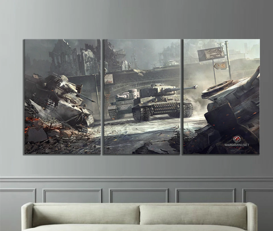 Масса многопользовательский 3D игры World of Tanks HD третьего лица съемки плакаты