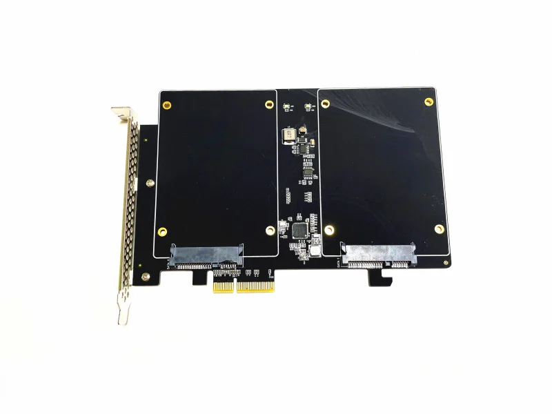 debroglie высокоскоростной raid dual sata3 0 к pcie 4x ssd а