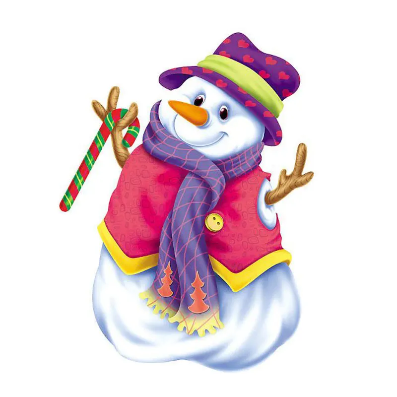 Забавные металлические Вырубные штампы Olaf милый Рождественский снеговик с