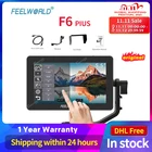 Монитор Feelworld F6 PLUS из алюминиевого сплава, сенсорный экран 5,5 дюйма, режиссерский монитор, камера DSLR, 4K, микро, один дисплей