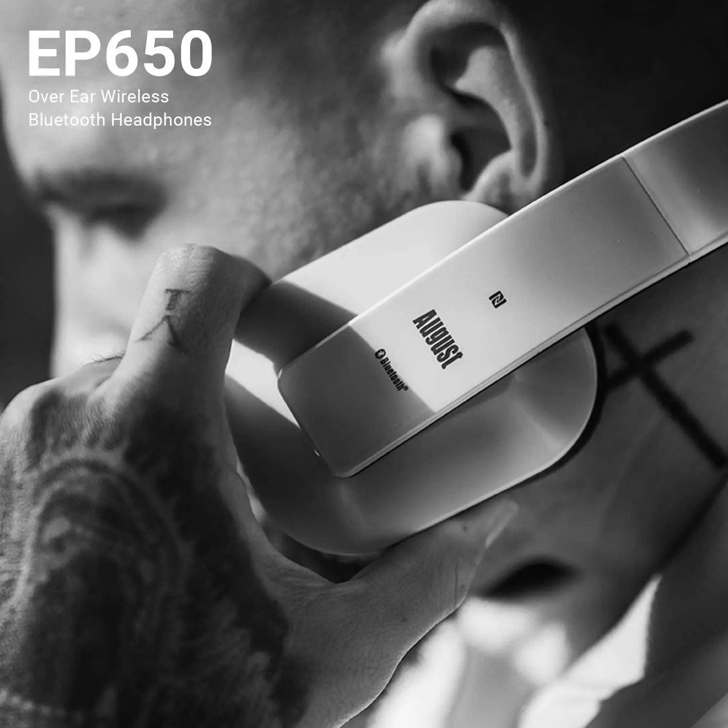 August EP650 беспроводные Bluetooth наушники с функцией NFC aptX Multipoint микрофоном и