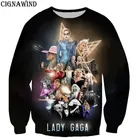 Толстовка МужскаяЖенская с 3D-принтом, свитшот, Повседневная Уличная одежда в стиле Харадзюку, хип-хоп, певец, Леди Гага