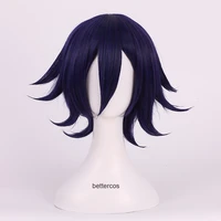 danganronpa v3 killing harmony ouma kokichi cosplay wigs short straight heat resistant synthetic hair wig wig cap