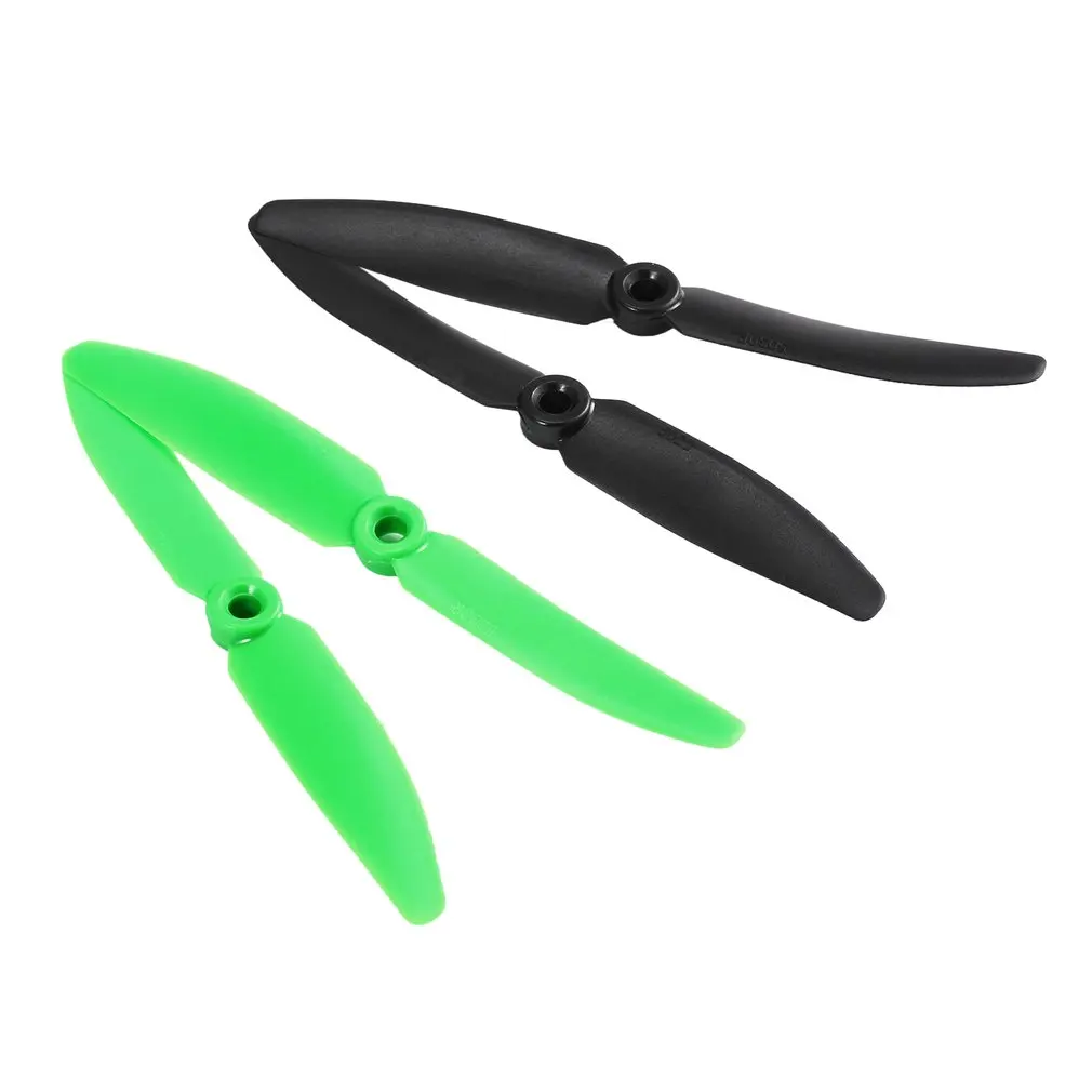 Lightweight 2 Pairs RC Plane Part 5030 Propeller 2-Blade Props CW/CCW Black with Green for QAV250 C250 H250 Quadcopter | Игрушки и хобби