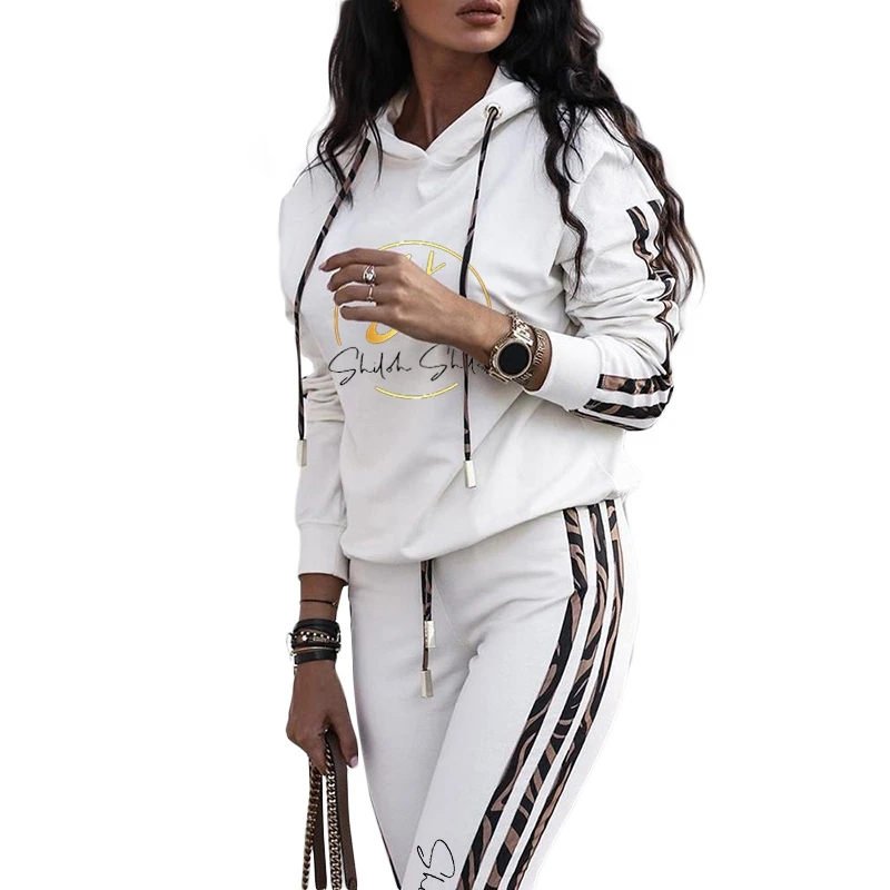 

Fashion 2 Piece Set Tracksuit Winter Lounge Wear Tracksuit Women Joggers Outfit Sweatpants Tracksuit Dropshipping