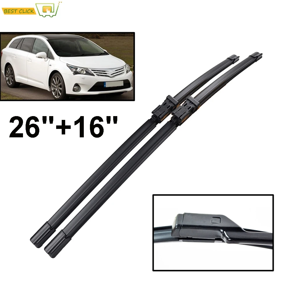 

Щетки стеклоочистителя Misima для Toyota Avensis MK3 2009-2017, лобовое стекло 2010, 2011, 2012, 2013, 2014, 2015, 2016