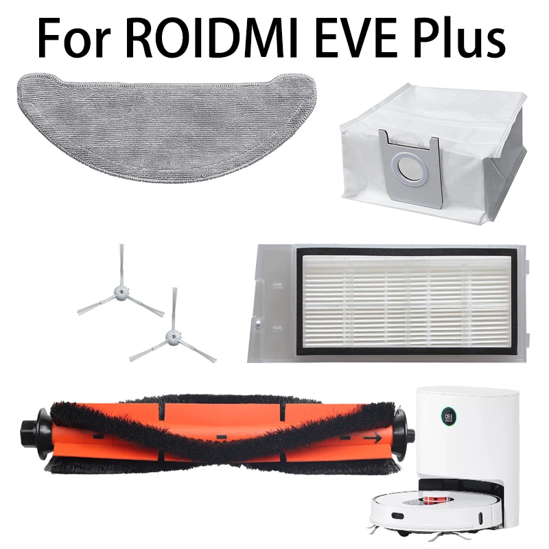 

For ROIDMI EVE Plus Vacuum Cleaner Parts Dust Bag Disposable Wipes Repetitive Wipes Accessories