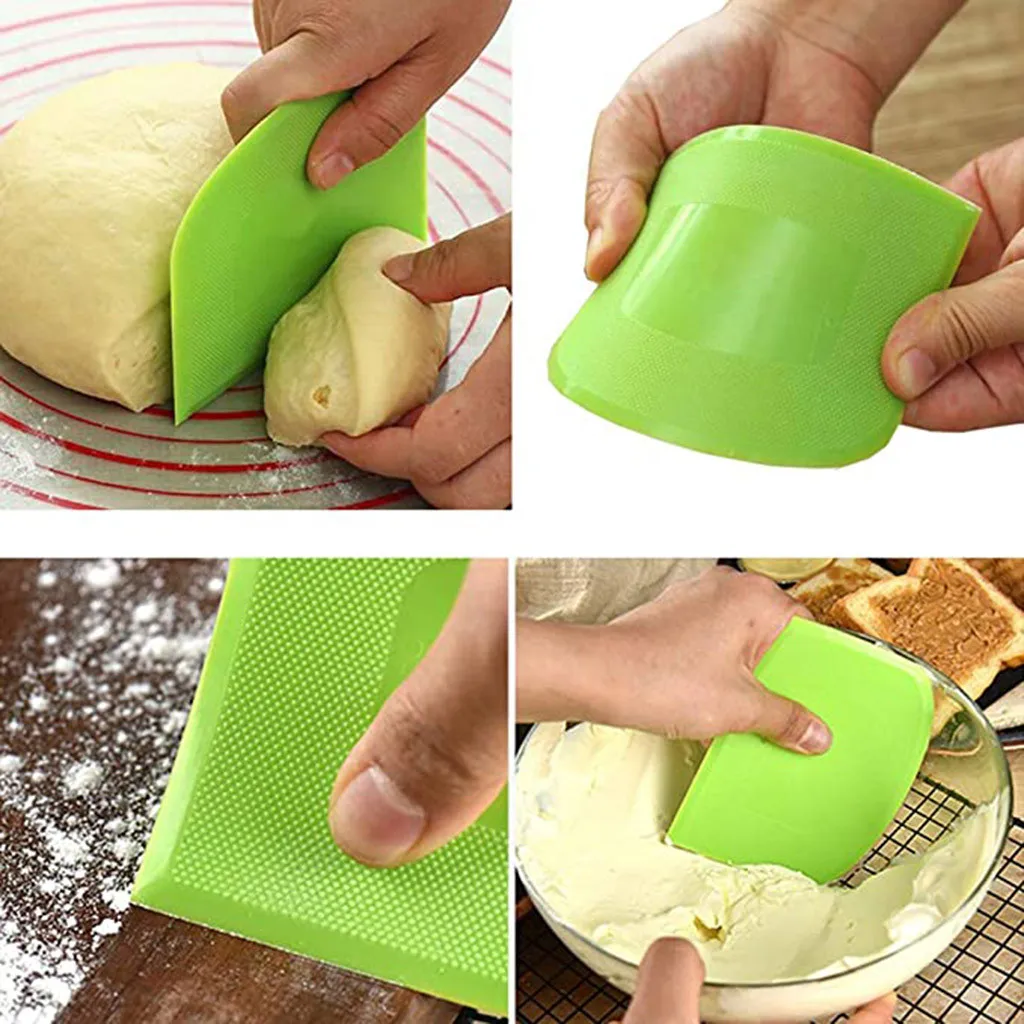 2PC Plastic Cake Cream Spatula Dough Butter Batter Scraper Baking Tools DIY Pastry Cutters Cutter Kitchen Accessories | Дом и сад