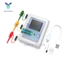 LCR-TC1 1,8 дюймовый TFT ЖК-дисплей мультиметр тестер транзисторов диодов триодов конденсаторов резисторов испытательный измеритель ESR LCR NPN PNP MOSFET