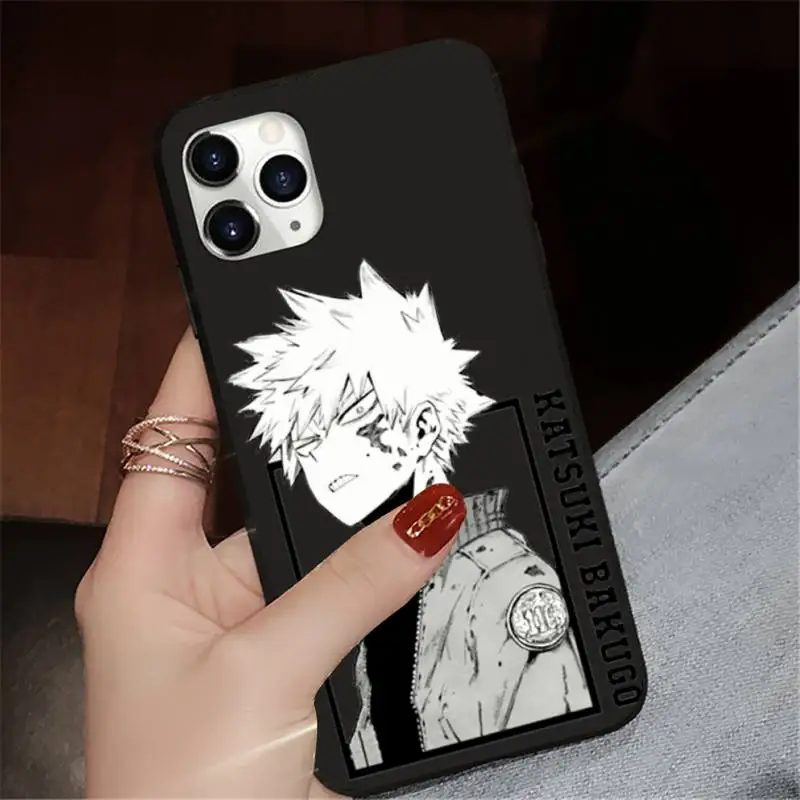 Чехол для телефона с аниме Моя геройская Академия iPhone 13 7 8 11 12 X XS XR Pro max Samsung A S 9 71 10