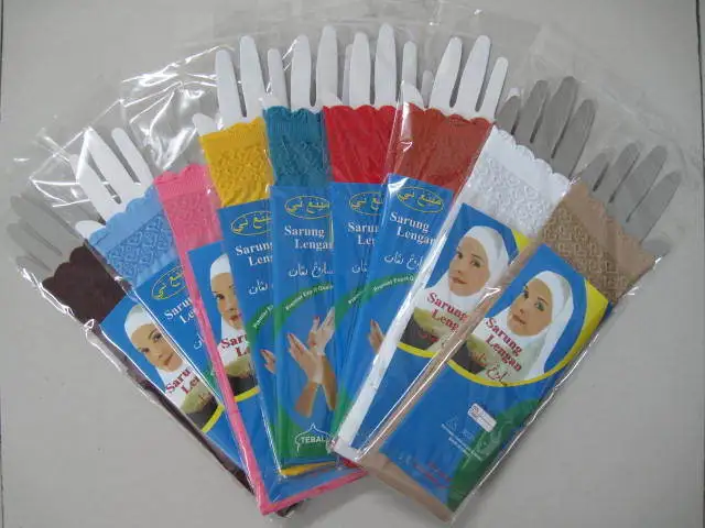 Мусульманские перчатки для защиты рук хиджаб эластичная ткань рукава в арабском