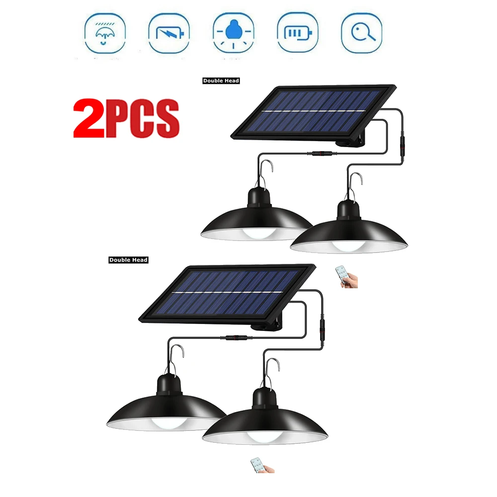 

Классическая люстра в стиле ретро с абажуром на солнечной батарее, светодиодная лампа с проводом 3 метра, уличный светильник с лампочкой