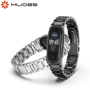 Смарт-браслет для Mi Band 5, 4, 3, металлический, с поддержкой NFC