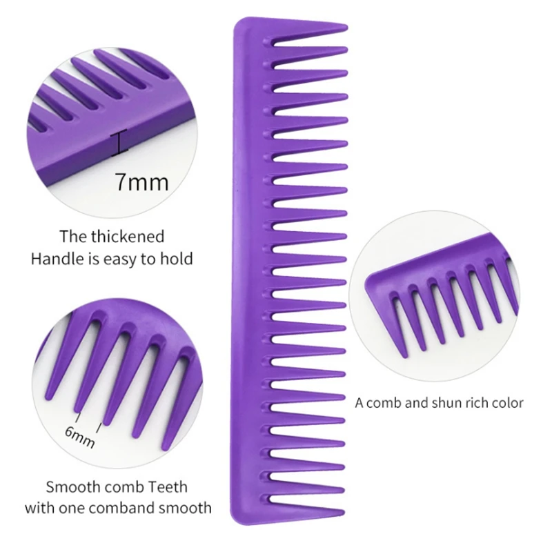 

4PCS Tangled Hair Brush Scalp Massage Comb Curly Hair Combing Tangled Combing Tangled Comb Salon