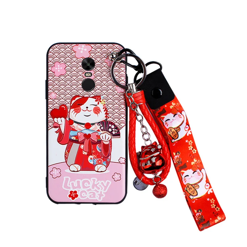 Чехол для Redmi note 7pro с котом Fortune милый чехол-накладка Lucky xiaomi mi 8 mi9se 9pro / 4/4X/6 чехол